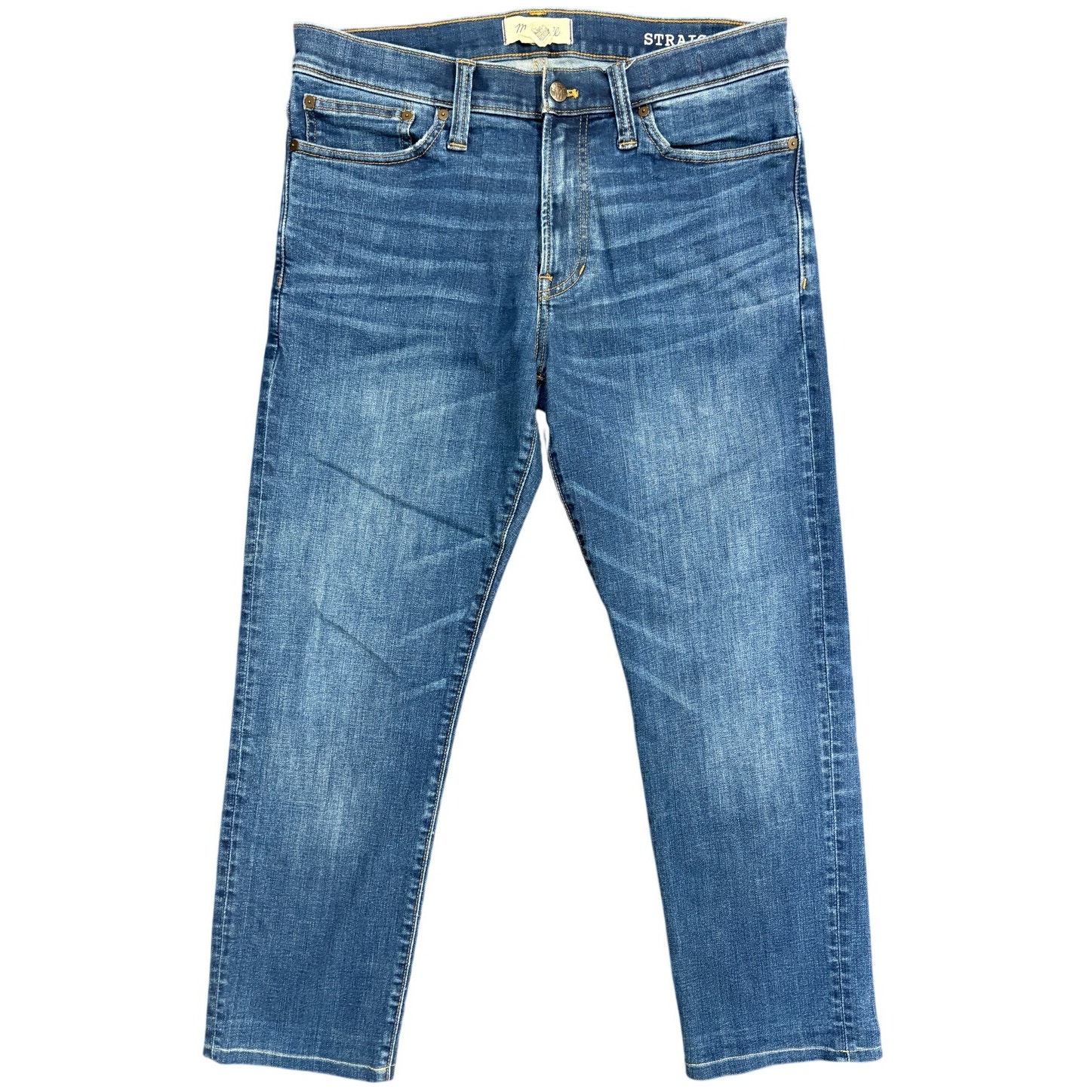 Madewell Straight Leg Medium Wash Jeans W33 L27.5